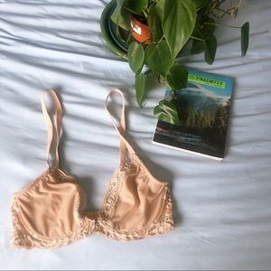 Natori Nude Unlined Mesh Bra 30C